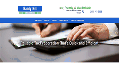 Desktop Screenshot of hardyhilltax.com